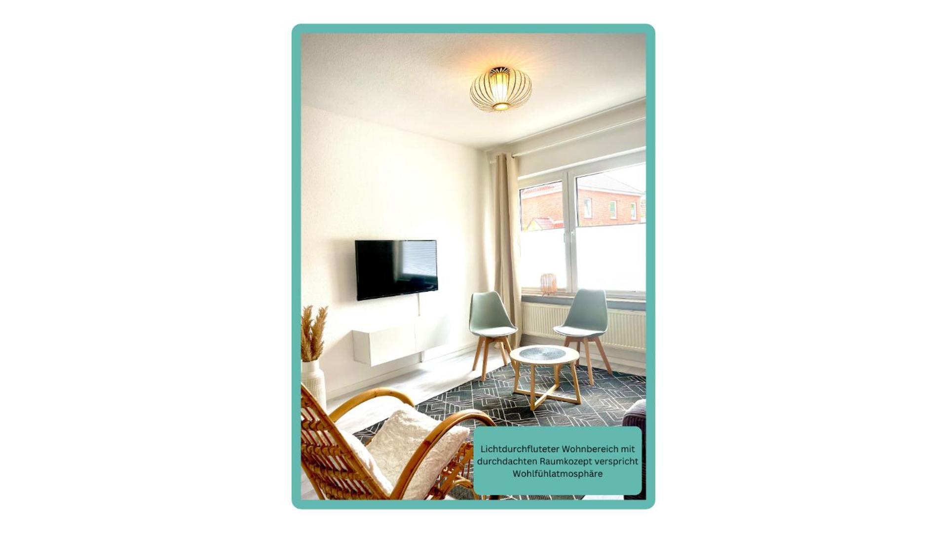 Wlan,Smart Tv,4 Betten, Zentral Emden Exteriör bild